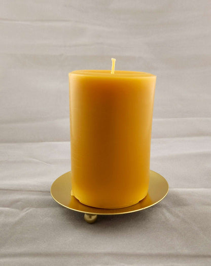 100% Beeswax Pillar Candles | 3 in. | 4 in. | 6 in. | 9 in.
