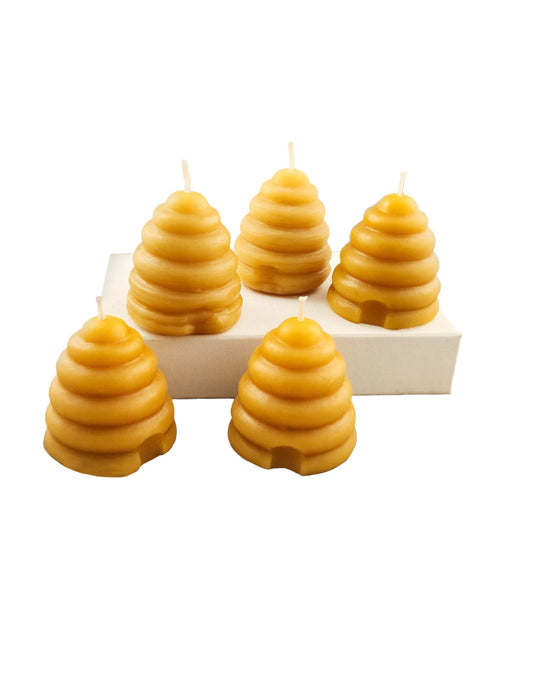 100% Beeswax Skep Mini Beehive Candle | 3 | 6 | 12